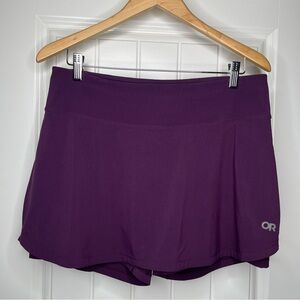 Outdoor Research Astro Skort Plum Purple Womens Size Large Athletic Hiking Gorp